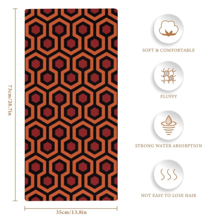 Horror Movie Decor - Overlook Hotel Hand Towel - Image 8